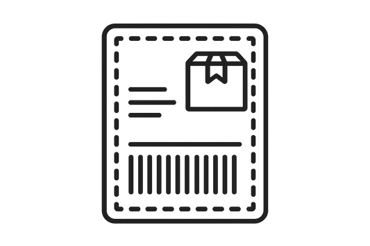 shipping laBEL ICON